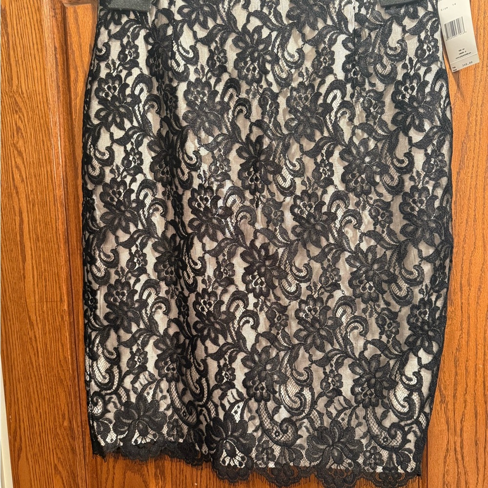 Elegant Black Lace Skirt